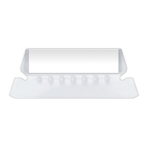 Pendaflex Insertable Plastic Tabs Hanging Folder Tabs, 2', Clear, 25 Tabs and Inserts per Pack (42)