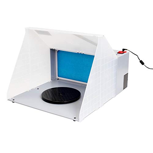 Master Airbrush Brand Portable Hobby Airbrush Spray Booth for Painting All Art, Cake, Craft, Hobby, Nails, T-Shirts & More.