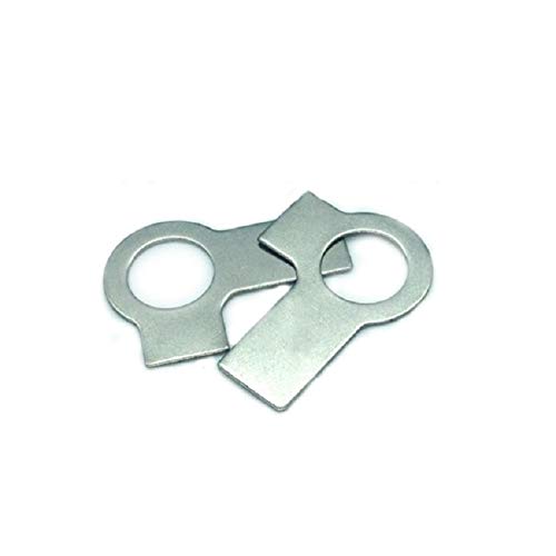 Screw 100pcs/lot DIN463 m4 Tab washers with Short and Long tab at Right Angles tabwashers with 2 tabs Stainless Steel A2 Grade A