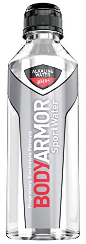 BODYARMOR SportWater Alkaline Water, Superior Hydration, High Alkaline Water pH 9+, Electrolytes, Perfect for your Active Lifestyle, 700mL Sport Cap (Pack of 24)