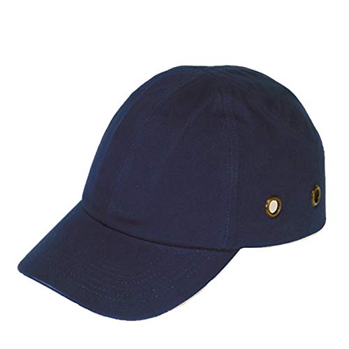 Blue Baseball Bump Cap - Lightweight Safety hard hat head protection Cap by Lucent Path