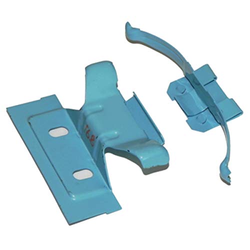 Inline Tube (I-6-5 Heater Core Mounting Clips in Blue Compatible with 1964-81 GM Heater Cores