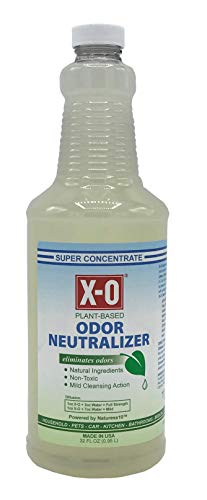 XO PLUS Odor Neutralizer/Cleaner Concentrated (32oz, 1gallon, 5gallons) - ALL-NATURAL Odor Neutralizer Deodorizer. Concentrate, 32 Ounce