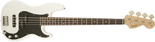 Squier by Fender Affinity Series Precision Beginnger Electric Bass - PJ - Olympic White