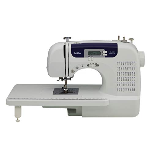 Brother Sewing and Quilting Machine, CS6000i, 60 Built-in Stitches, 2.0' LCD Display, Wide Table, 9 Included Sewing Feet