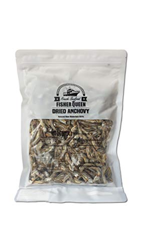 FISHER QUEEN high quality Dried Anchovies for Stir-fry and Broth_8oz. (227g)_Medium Size