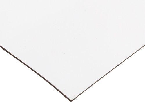 Master Magnetics Magnet Sheet, Magnetic Paper, 12' Wide, 24' Long, White Vinyl Back, 08505