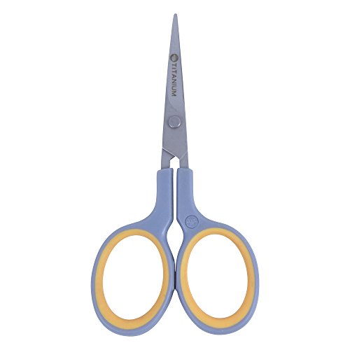 Westcott 13865 4-Inch Sewing Titanium Bonded Curved Embroidery Scissors