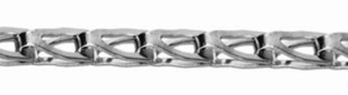 Campbell 0898014 304 Stainless Steel Sash Chain, #8 Trade, 0.04' Diameter, 75 lbs Load Capacity, 10 Feet Carton