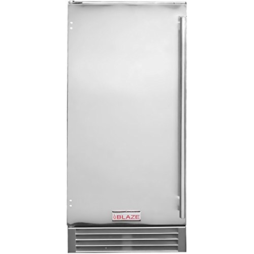 Blaze 50 Lb. 15-inch Built-in / Freestanding Outdoor Ice Maker With Gravity Drain - Stainless Steel