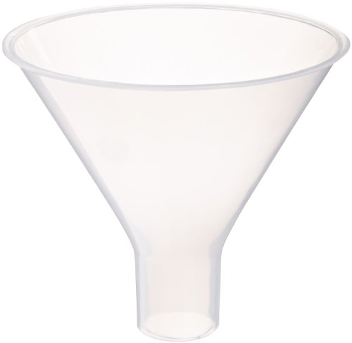 United Scientific FPP100 Polyethylene Powder Funnel, 150mL Capacity, Pack of Six