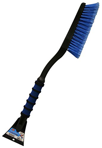 Mallory 533 SnoWisp Deluxe 26' Snow Brush with Integrated Ice Scraper and Foam Grip (Colors may vary)