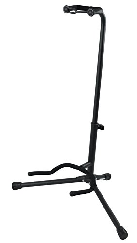 Gator Frameworks Adjustable Guitar Stand; Holds Single Electric or Acoustic Guitar (GFW-GTR-1000)
