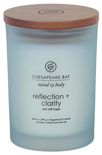 Chesapeake Bay Candle Scented Candle, Reflection + Clarity (Sea Salt Sage), Medium