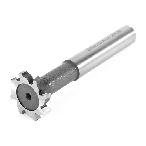 Milling Cutter 4mm Depth 25mm Cutting Dia 8 Flutes HSS T Slot End Mill