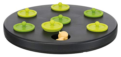 Trixie Pet Products 62812 Snack Board, Plastic, ø 7.9 in, ø 20 cm, Black