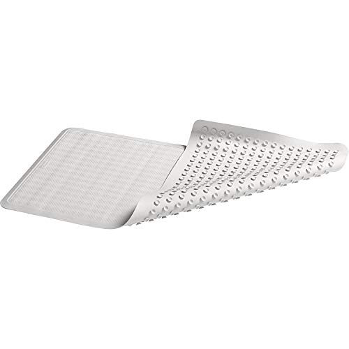 Rubbermaid Commercial Safti-Grip Bath Mat, Large, White, 1982726