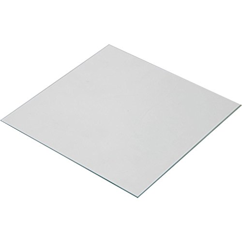Wisamic Borosilicate Glass Plate Bed 220x220x3mm for 3D Printers MK2/MK2A/MK3, Anet A8, Anet A6, Reprap, Mendel