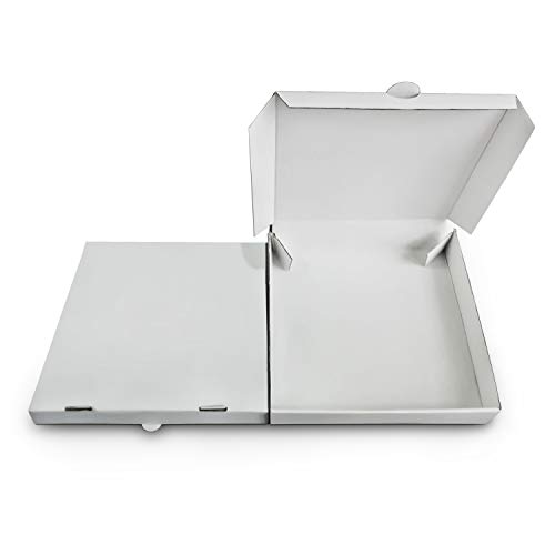 14' Premium White Corrugated Pizza Boxes Take Out Containers (10 Pack) (14' Length x 14' Width x 1.8' Depth)