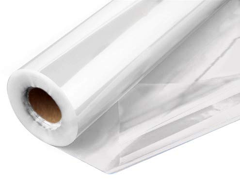 Clear Cellophane Wrap Roll 31.5 Inches Wide by 100 Feet Long 1.2 Mil Thick Cellophane Roll for Baskets Gifts Flowers Food Safe Cello Rolls (Folded on 16' Roll - Unfolds to 31.5' Wide) (32'x100')