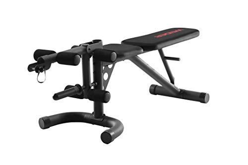 Weider XRS 20 Olympic Workout Bench with Removable Preacher Pad and Integrated Leg Developer