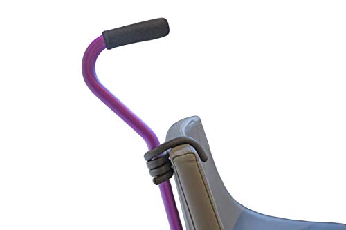 Crutcheze Cane Holder 3 Pack - Holds Canes Within Reach - Walking Stick Holder - Crutches & Cane Accessories - Reacher Grabber Holder