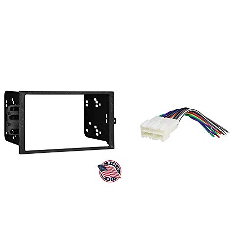 Metra Electronics 95-2001 Double DIN Installation Dash Kit for Select 1990-Up GM Vehicles & Scosche GM02B Wire Harness to Connect an Aftermarket Stereo Receiver for Select 1988-2005 GM Vehicles