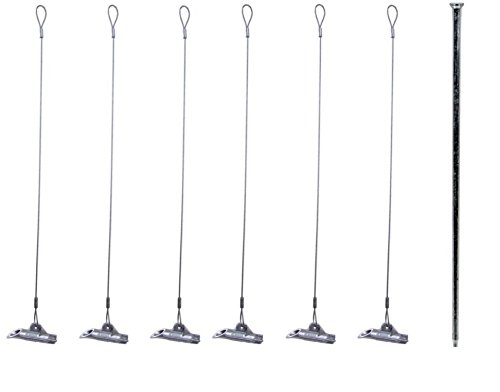 Pack of 6 - Duckbill Earth Anchor 68-DB1 - Includes 1 Drive Steel Tool
