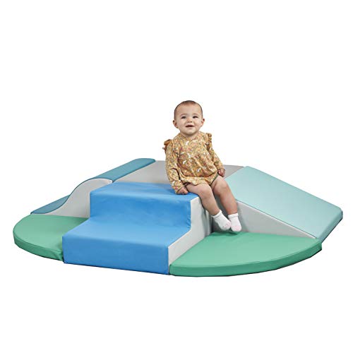 ECR4Kids SoftZone Little Me Foam Wall Climber - Indoor Active Play Structure for Toddlers and Kids - Soft Foam Play Set, Contemporary