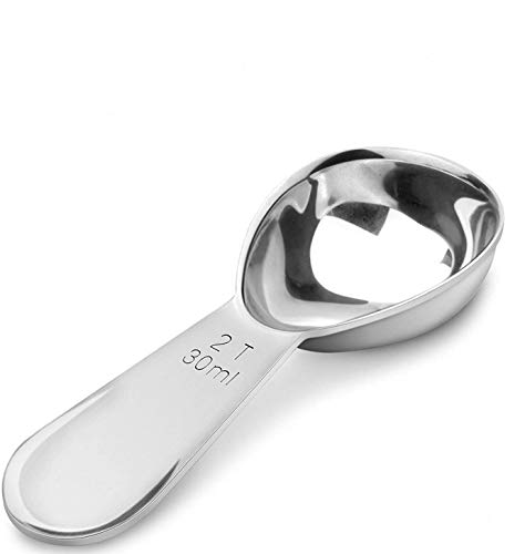 IZELOKAY 430 Coffee Scoop, Stainless Steel 2 Table Spoon 30ML