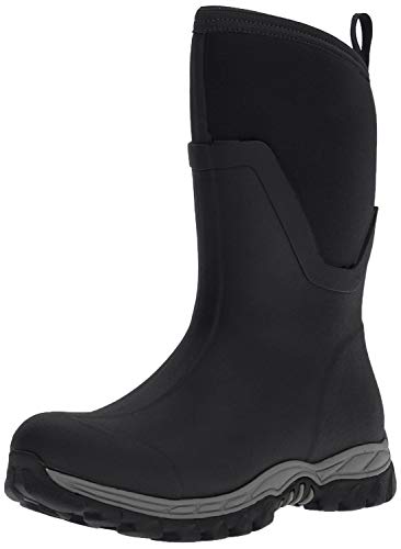 Muck Boot Arctic Sport II Extreme Conditions Mid-Height Rubber Women's Winter Boot, Black, 7 M US