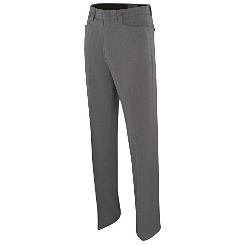 Adams Pants Umpire BBSB Combo Flat Front Polyester/Spandex, Heather Grey, 38'