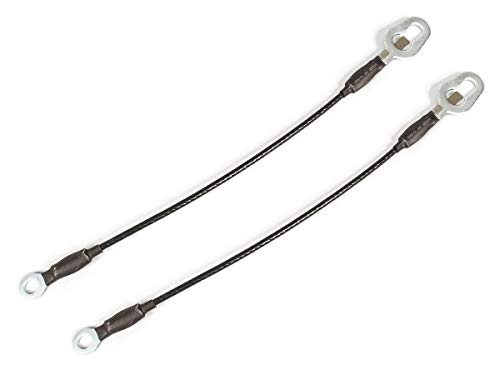 Best In Auto Tailgate Cables Compatible with 1994-2001 Compatible with Dodge Ram 1500 & 1994-2002 2500 3500 Tailgate Support Cable - Pair