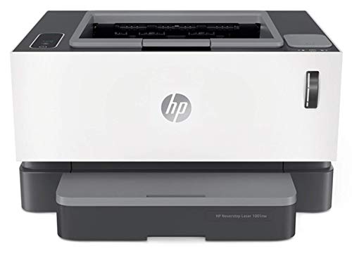HP Neverstop Laser Printer 1001nw, Wireless Laser with Cartridge-Free Monochrome Toner Tank, Works with Alexa (5HG80A)