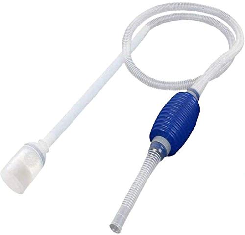 SunGrow Aquarium Gravel Cleaner Kit with Priming Bulb, 65-inches, 2-Minutes to Assemble, BPA Free, Easy-to-Use, Perfect for Small Fish Tanks