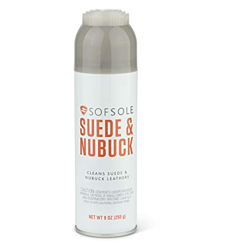 Sof Sole unisex adult Suede/Nubuck Cleaner Shoe Insoles, Clear, 9 Ounces US