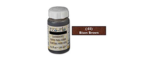 Tandy Leather Eco-Flo Leather Dye 4.4 fl. oz. (132 ml) Bison Brown 2600-03