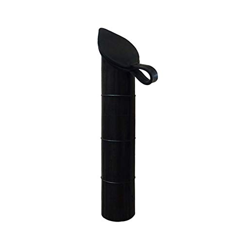 Riboaoy 30 Degree Outdoor Fishing Rod Holder Rubber Inner Sleeve Tube w/Cap Cover