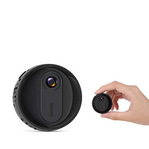 Mini Spy Camera, 1080P Hidden Camera Portable Small HD Nanny Cam Hidden Spy Cam with Night Vision, Motion Detection, Perfect Indoor Covert Security Camera for Home and Office