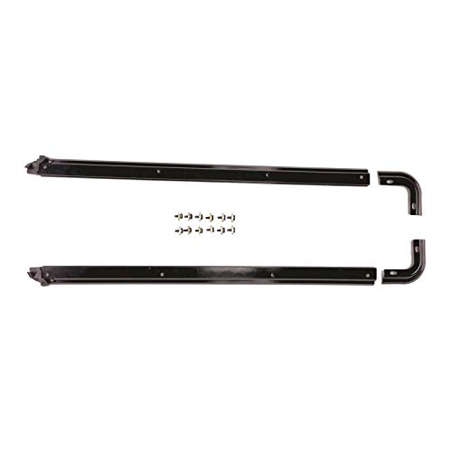 Rampage Products 69997 Black Tub Rail Kit for 1987-1995 Jeep Wrangler YJ