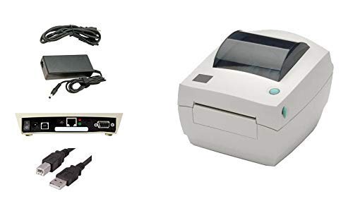 LP2844 Barcode Label Printer, USB and Ethernet Interface, 4 Inch, Direct Thermal, with Power Supply (Renewed)