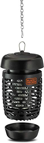 BLACK+DECKER Bug Zapper Electric Insect Control for Flies, Gnats, Mosquitoes & Others for Indoor & Outdoor Use Covers Up to 625 Square Feet