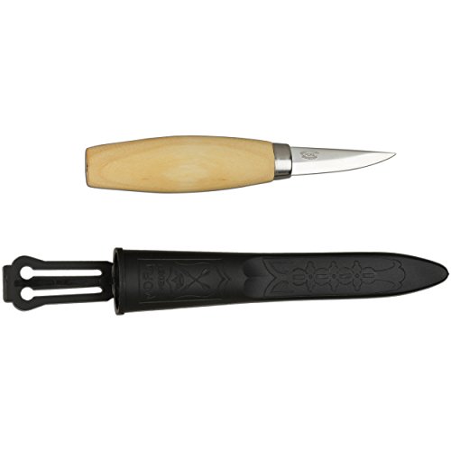 Morakniv Wood Carving 120 Knife with Laminated Steel Blade, 2.4-Inch