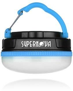 Supernova Halo 150 Extreme LED Camping and Emergency Lantern - The Brightest Most Versatile Tent Light Available - Backpacking - Hiking - Auto - Home - College - Batteries Included (Celestial Blue)