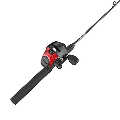 Zebco 202 Spincast Combo Tackle Kit, 2.8:1 Gear Ratio, 5'6' Length, Right Hand, Model Number: 1245562ML