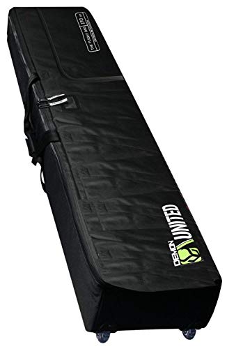 DEMON UNITED 2020 New Phantom Flight Snowboard Travel Bag- Double Snowboard Bag for Airport Travel- Snowboard Bag Fully Padded with XL Sized Wheels Ultra Durable for Airline Travel