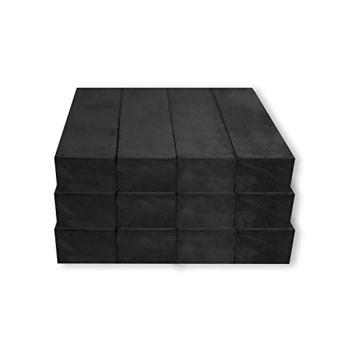 Heavy Duty Strong Bar Magnets - Ferrite Blocks Ceramic Rectangular Square Magnets - Bulk Magnet Grade 8 (Pack of 10)