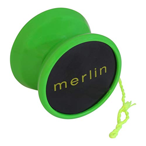 Yoyo King Green Merlin Professional Responsive Trick Yoyo for Pros with Narrow C Bearing and Extra String
