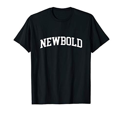 Mens Newbold Retro Sports Arch Souvenir Funny T-Shirt