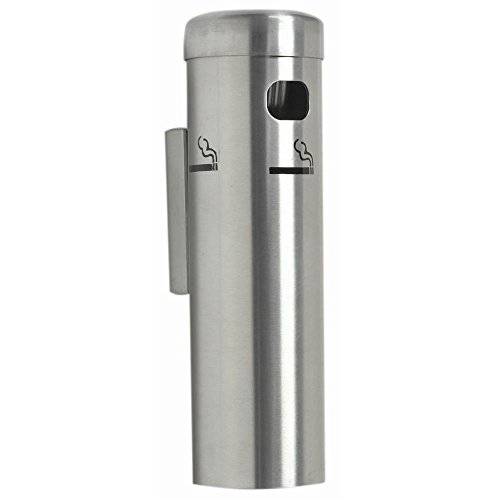 Wall Mounted Cigarette Receptacle Color: Satin